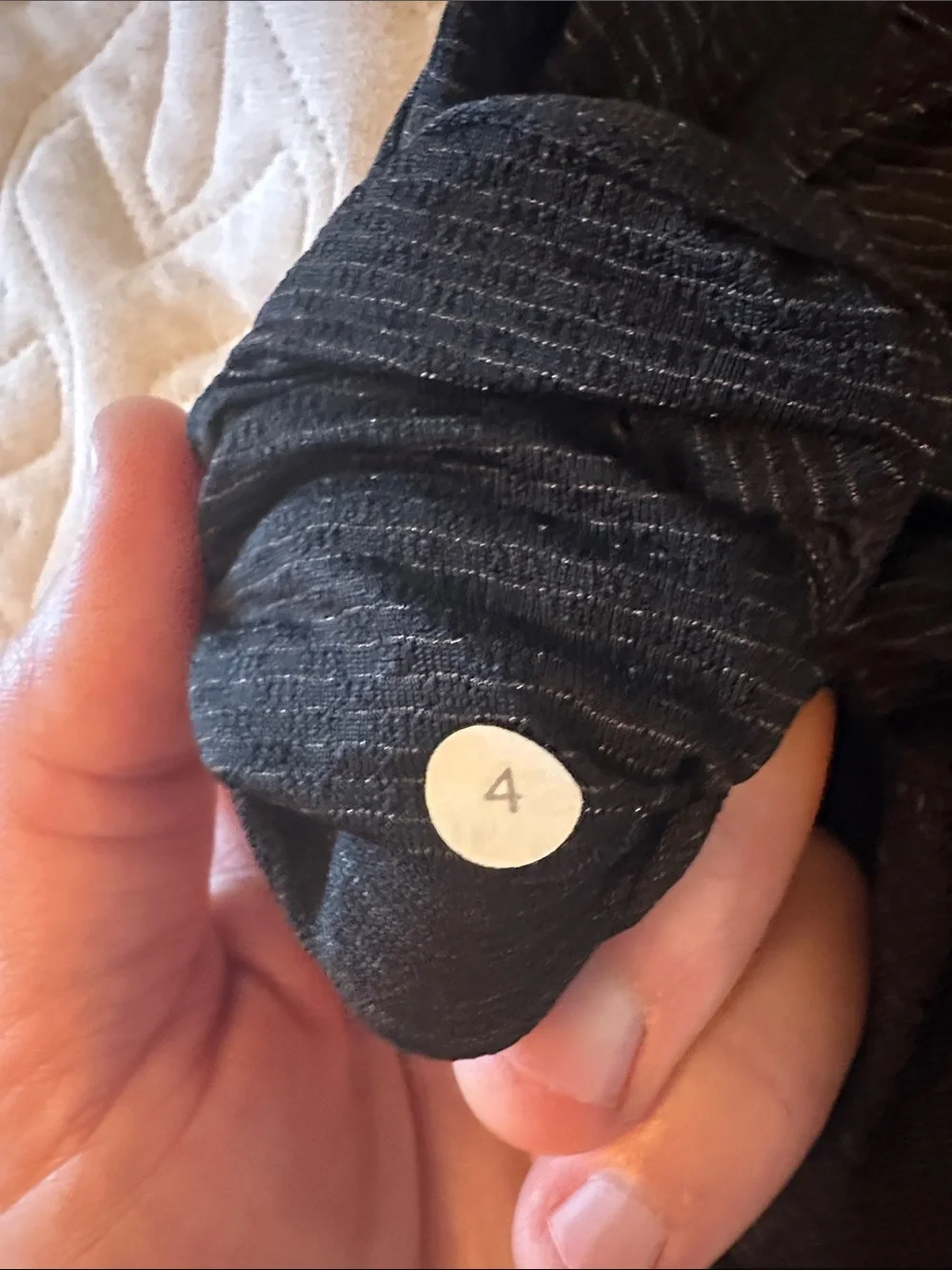 lululemon athletica Black Racerback Performance Tank
